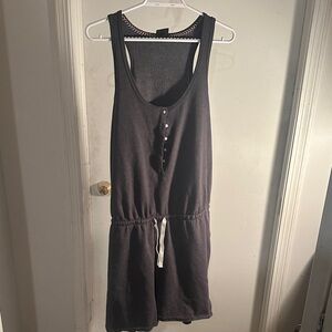 Casual Black Sleeveless Jumpsuit